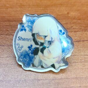 *Free Add-on* Vintage Anime Pin - Shenri - Character Pin - video game ?